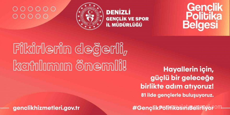 Gençlik politikaları için Denizli’de söz gençlerin