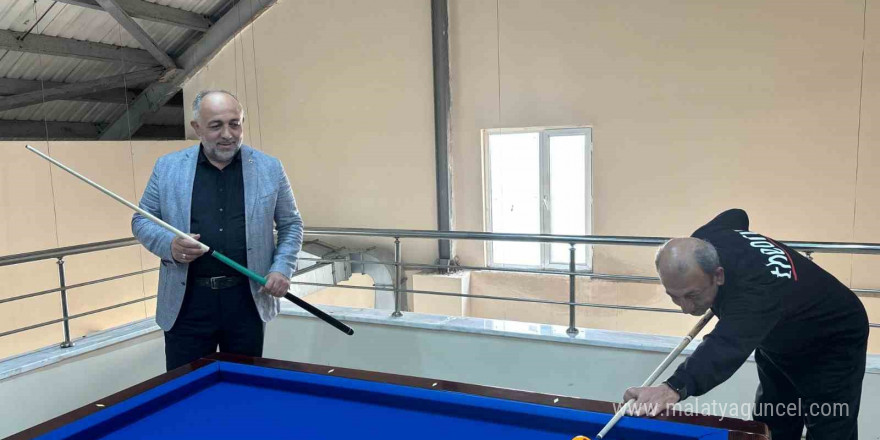 Gençlik ve Spor İl Müdürlüğü bünyesinde ilk kez bilardo eğitimleri başlatıldı