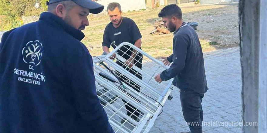 Germencik’te ikinci el eşyalar, ihtiyaç sahiplerine ulaştırılıyor