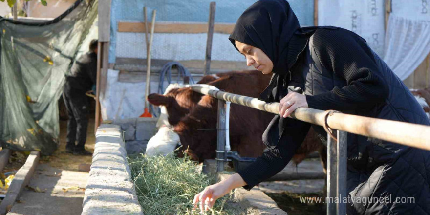 Gıda mühendisi 2 çocuk annesi devletten aldığı destek ile genç yaşta besici oldu