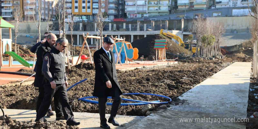 Giresun Millet Bahçesi Projesi inşaatı sürüyor