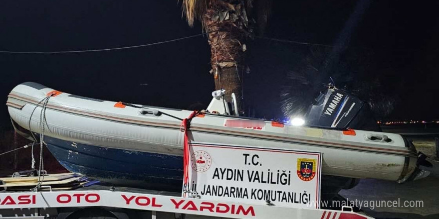 Göçmen kaçakçısı şüphelisi zodyak bot ile yakalandı