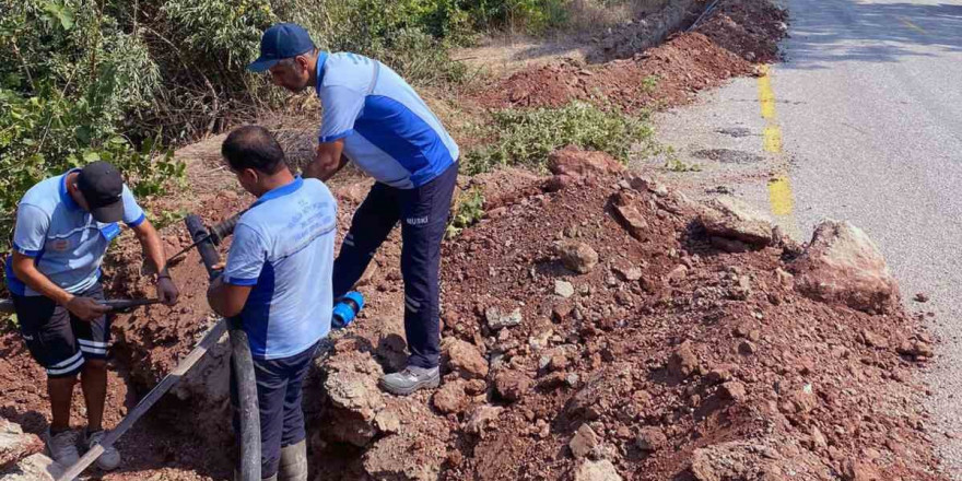 Gökben Mahallesinin içme suyu hatları değişti