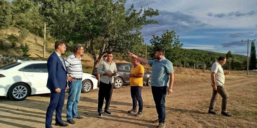 Gökler Beldesinde spor yatırımları için hazırlıklar devam ediyor