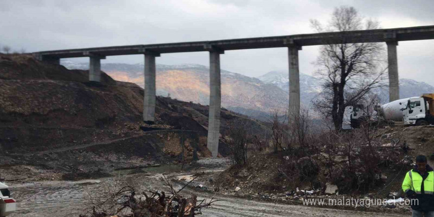 Gölbaşı Savran köyü viyadüğünde sona gelindi