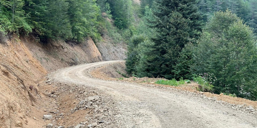 Gölyaka’da 20 kilometre orman yolu üst yapısı tamamlandı