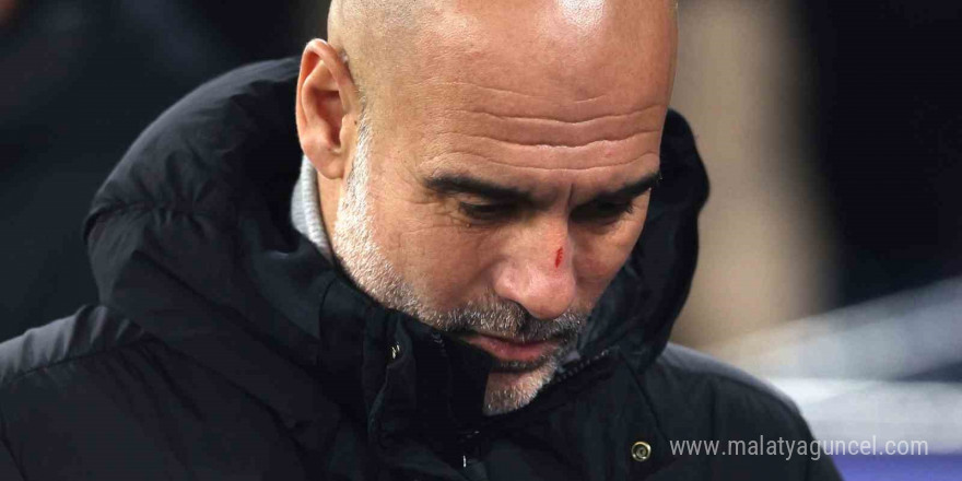 Guardiola, Feyenoord beraberliğine sinirlendi, kendine zarar verdi