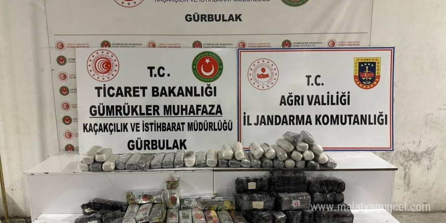 Gürbulak Sınır Kapısı’nda uyuşturucu operasyonu: 18 kilo 730 gram esrar ele geçirildi