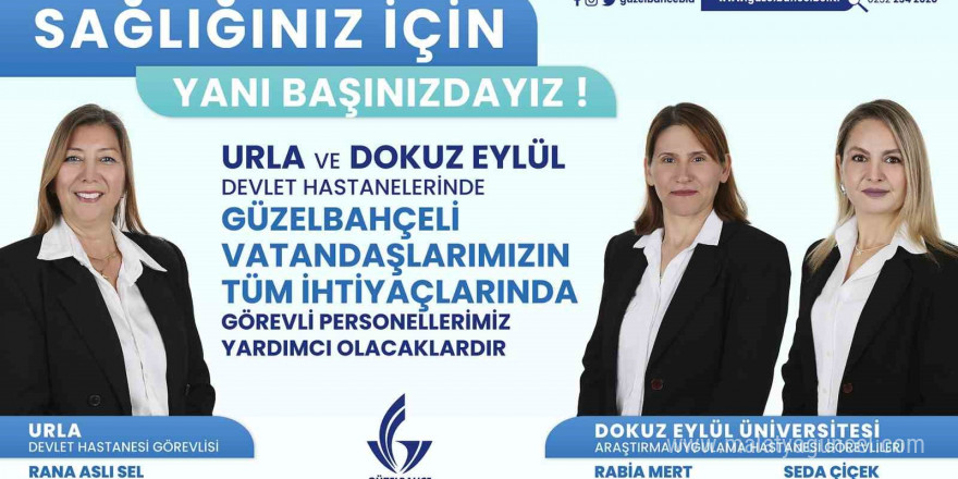 Güzelbahçe Belediyesinden hastane hizmeti