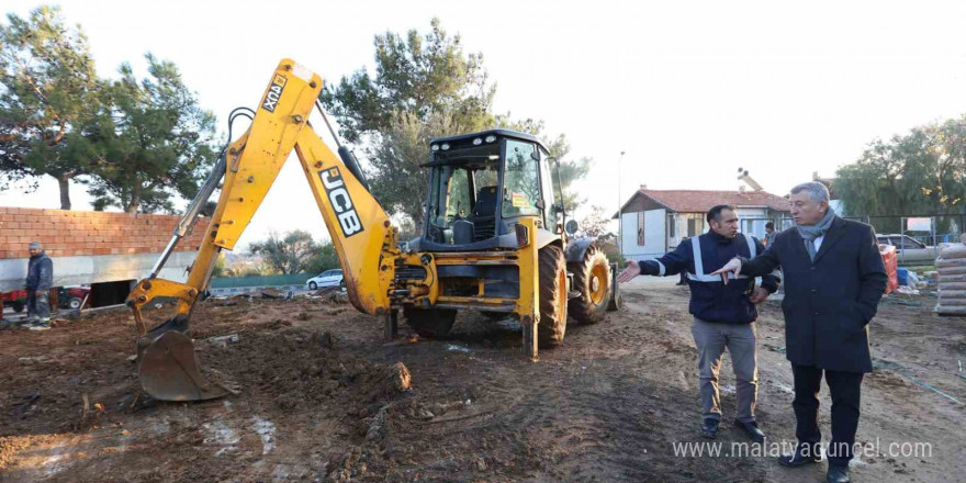 Güzelbahçe’de kentin her noktasında çalışmalar hızla sürüyor