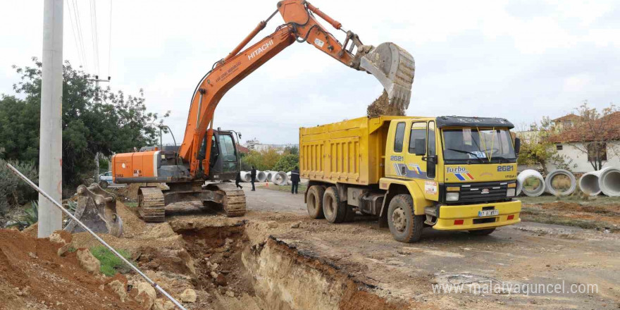 Habibler’in yağmur suyu sorunu çözülüyor