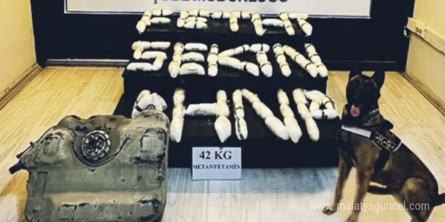 Hakkari’de 42 kilogram metamfetamin ele geçirildi