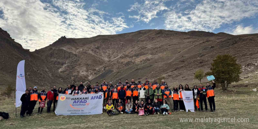 Hakkari’de AFAD gönüllüleri buluşma etkinliği