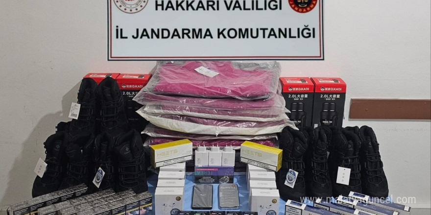 Hakkari’de gümrük kaçakçılığı operasyonu