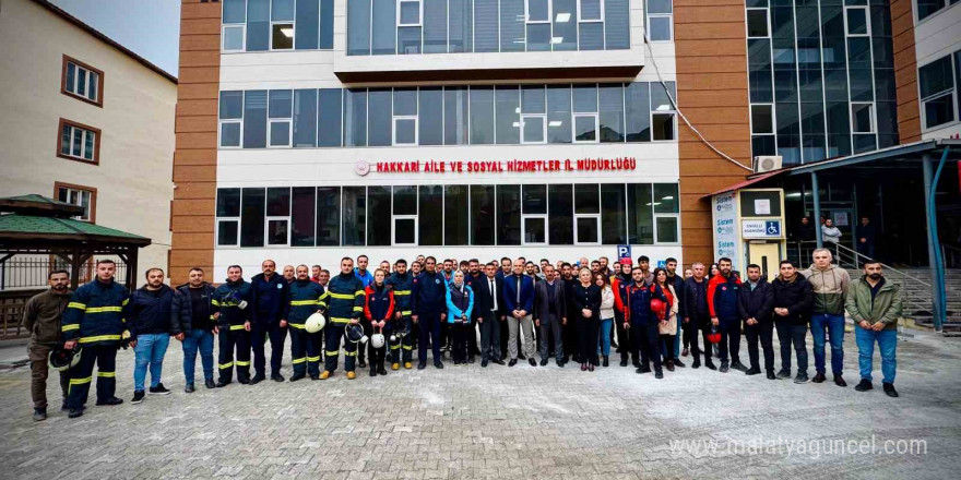 Hakkari’de nefes kesen tatbikat