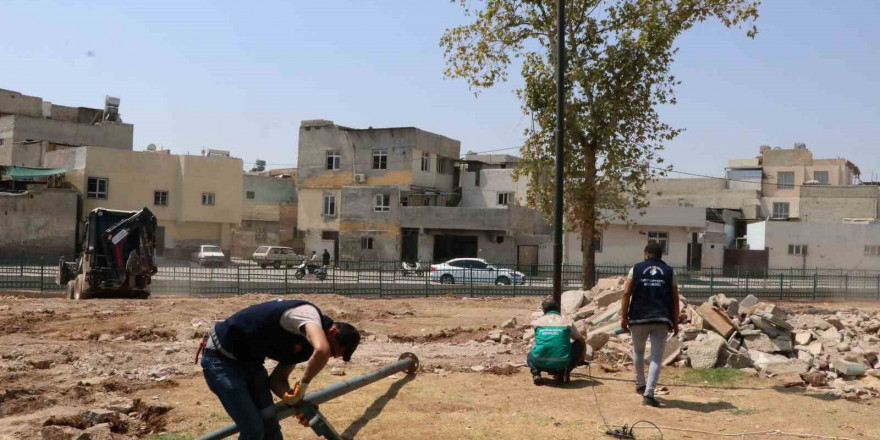 Haliliye’de  yeni park çalışmaları sürüyor