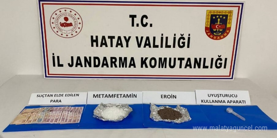 Hatay’da jandarma ekiplerinden uyuşturucu tacirlerine operasyon