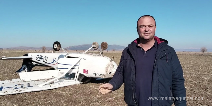 Havalimanında başarılı 3 tur atan uçak 2 saat sonra düştü