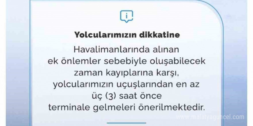 Havalimanlarında güvenlik önlemleri arttırıldı