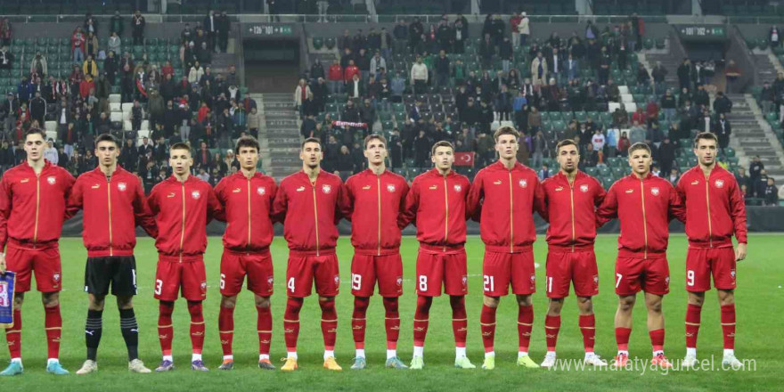 Hazırlık Maçı: Türkiye U21: 1 - Sırbistan U21: 2