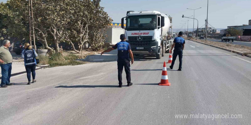 HBB zabıta ekipleri 81 hafriyat kamyonuna ceza uyguladı