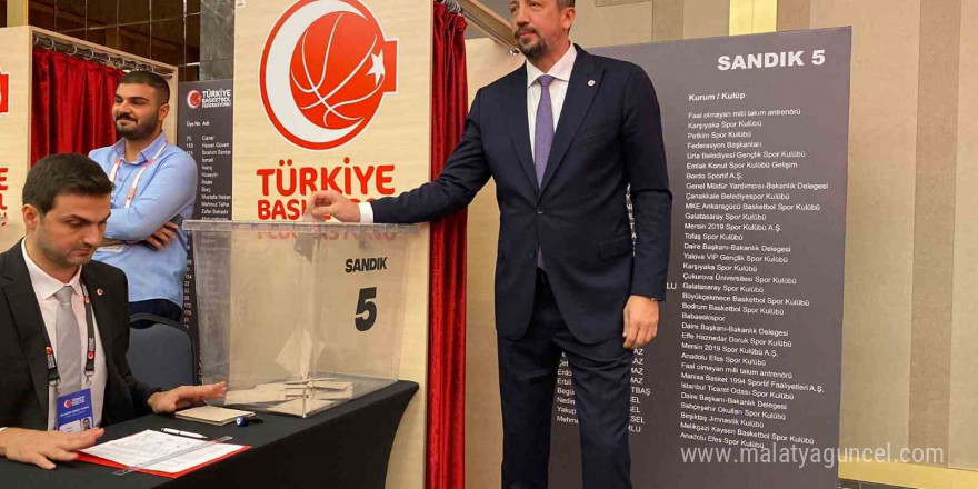 Hidayet Türkoğlu yeniden Türkiye Basketbol Federasyonu başkanı seçildi