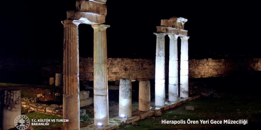 Hierapolis örenyerinde Gece Müzeciliği başlıyor