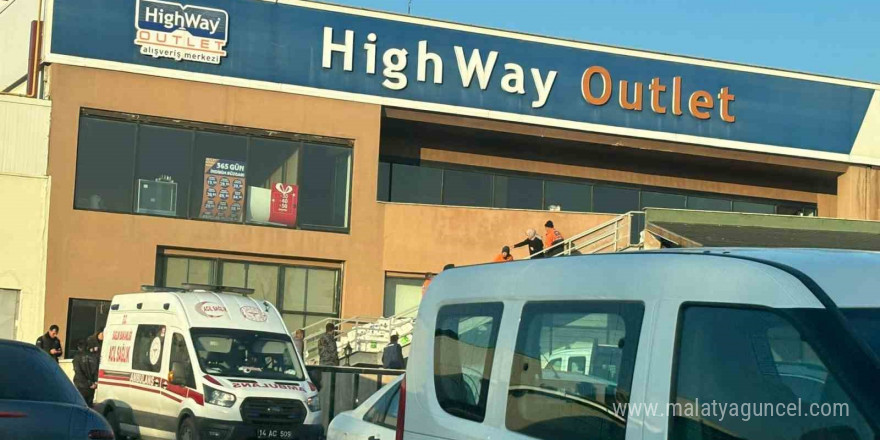 Highway Outlet AVM’de iş kazası: 1 yaralı