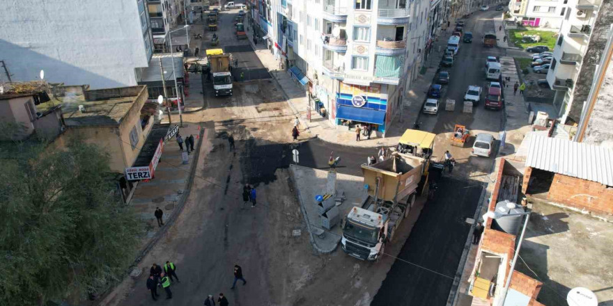 Horozköy Caddesi’nde hummalı çalışma