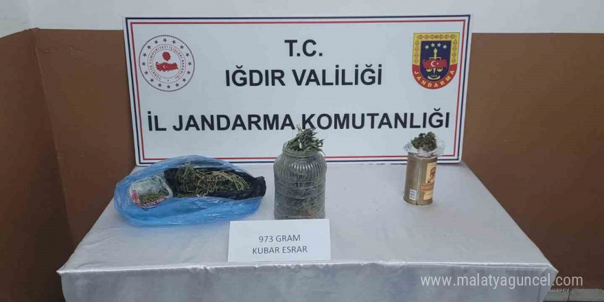 Iğdır İl Jandarma Komutanlığı’ndan uyuşturucu operasyonu