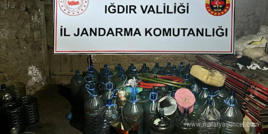 Iğdır’da 4 bin 150 litre kaçak akaryakıt ele geçirildi