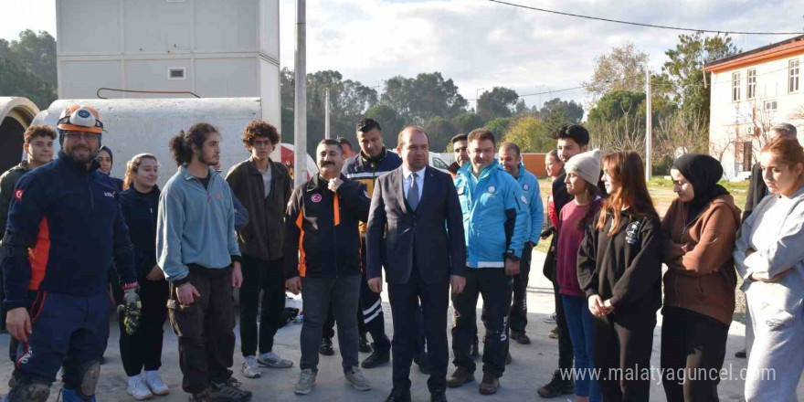 İl Sağlık Müdürü Eser eğitim ve tatbikat alanını ziyaret etti