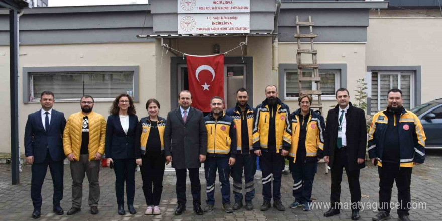 İl Sağlık Müdürü Şenkul acil sağlık hizmetleri personeli ile bir araya geldi