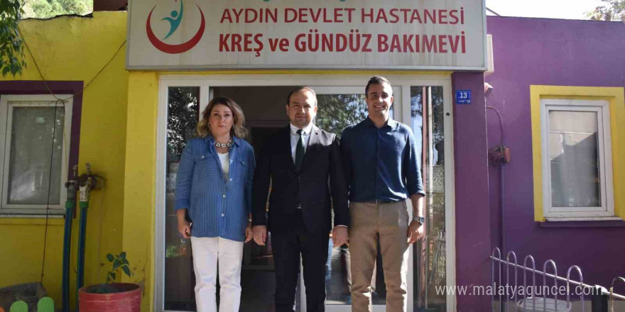 İl Sağlık Müdürü Şenkul, Aydın Devlet Hastanesi Kreşi’nde incelemelerde bulundu