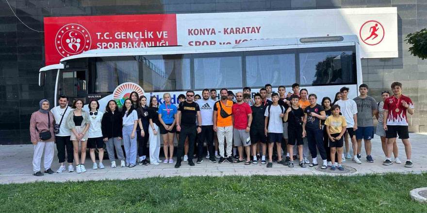 İlkadımlı sporcular, Konya’dan 18 madalyayla döndü