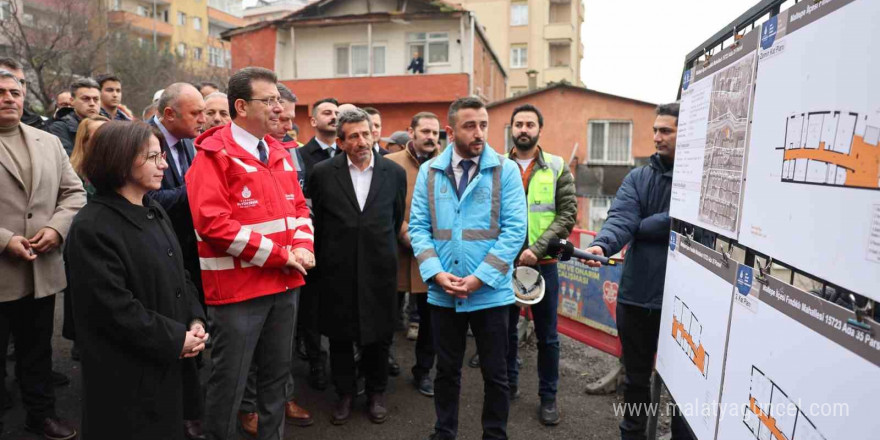 İmamoğlu Maltepe’de devam eden projeleri inceledi