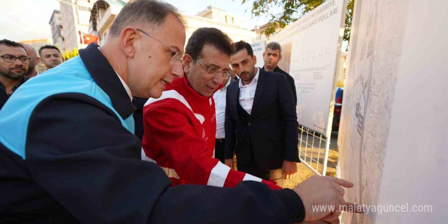 İmamoğlu ve Çalık, Beylikdüzü’nde incelemelerde bulundu