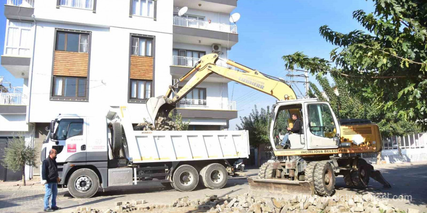 İncirliova Zafer Mahallesi’nin en büyük iki caddesi yenileniyor