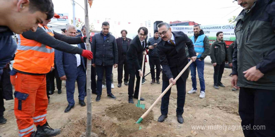 İnegöl’de fidanlar toprakla buluştu