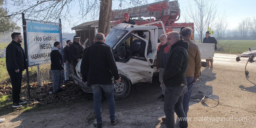 İnegöl’de kaza: 3 yaralı