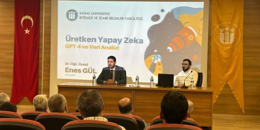 İnönü Üniversitesi’nde ’Üretken Yapay Zeka Uygulamaları’ söyleşisi