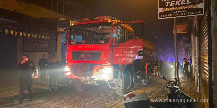 Isınmak için yakılan ateş söndürülmeyince yangın çıktı