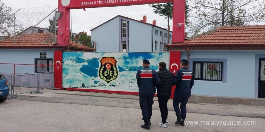 Isparta’da 11 yıl hapis cezasıyla aranan zehir taciri yakalandı