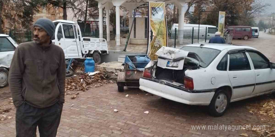 Isparta’da freni boşalan kamyon ortalığı savaş alanına çevirdi