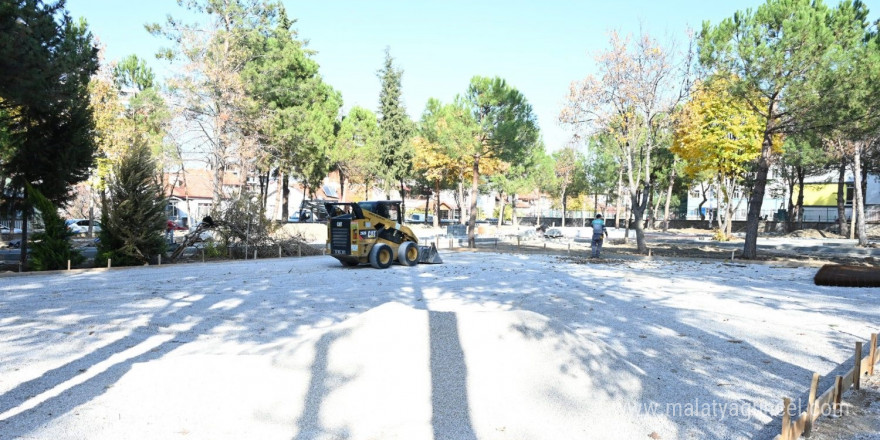 Isparta’da yeni park çalışmaları devam ediyor