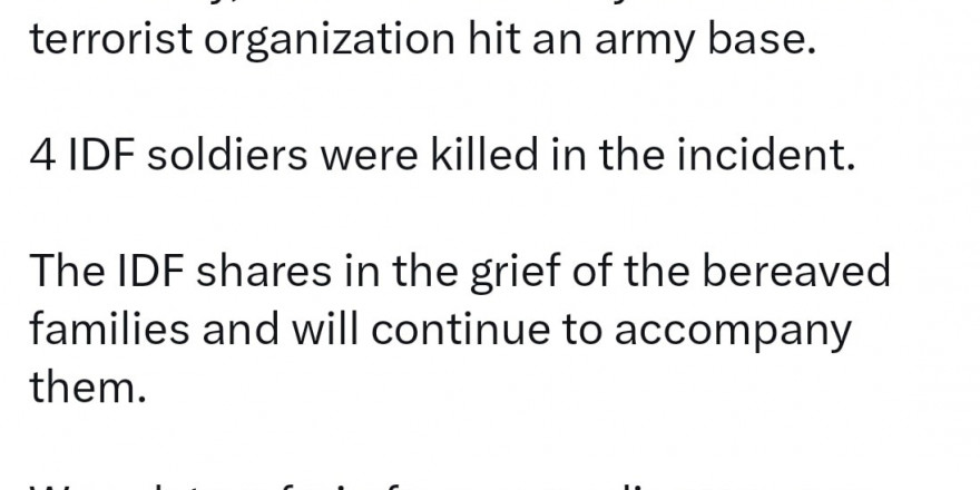 İsrail ordusundan Hizbullah saldırısı ile ilgili açıklama: 4 İsrail askeri öldü