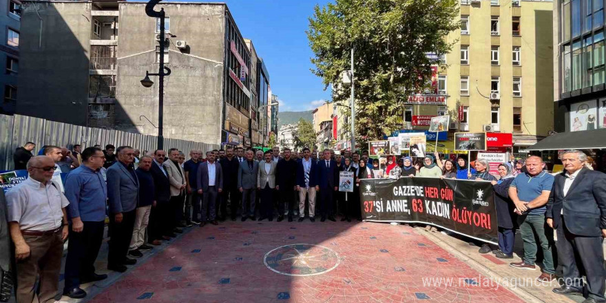 İsrail’in Gazze işgali Karabük’te protesto edildi