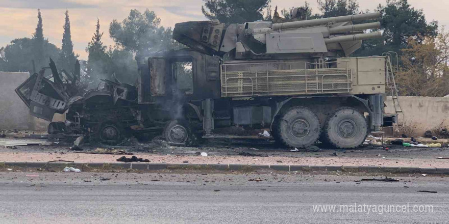 İsrail’in Suriye’de imha ettiği hava savunma sistemleri görüntülendi