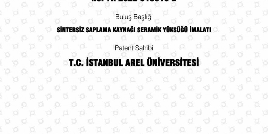 İstanbul Arel Üniversitesi yeni buluşlarıyla farklı sektörlere katkı sağlıyor