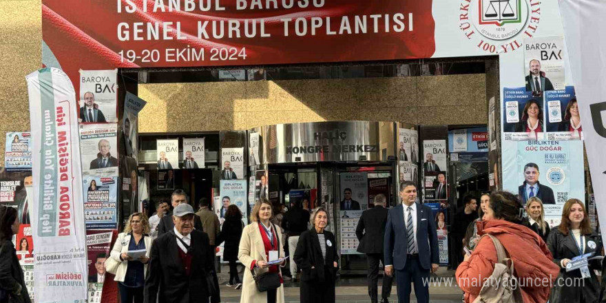 İstanbul Barosu’nda seçim heyecanı başladı